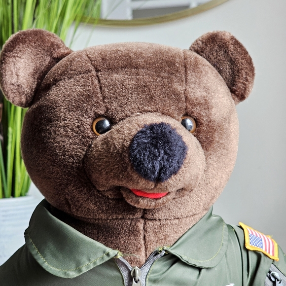 ✨ Vintage 1989 Bear Forces of America Military Teddy Bear – 21” – Ira Green Inc. - Picture 3 of 11